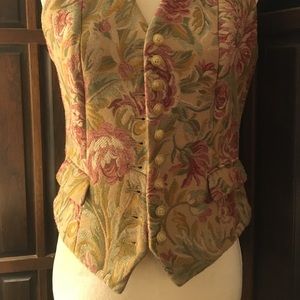 VEST! Ralph Lauren classic, heavy brocade.